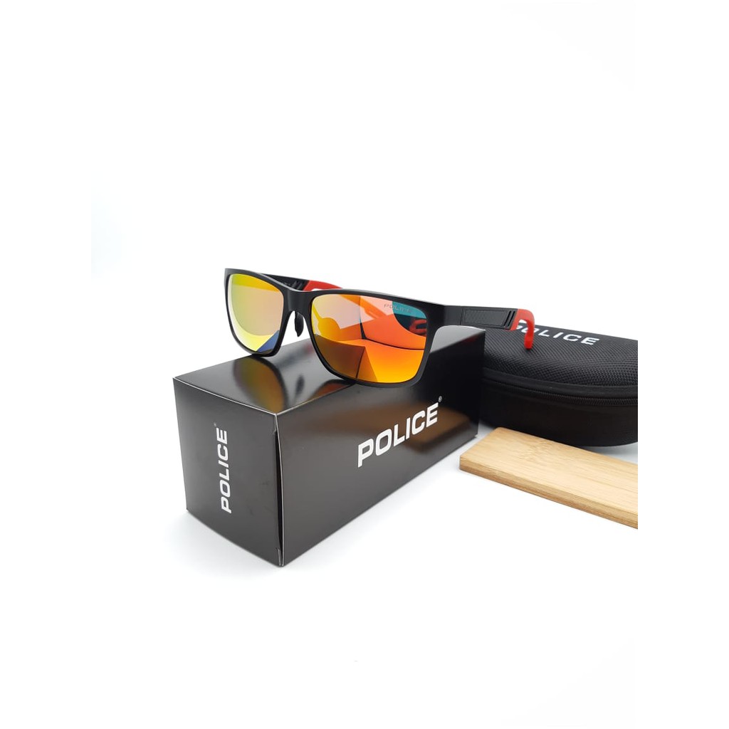 Sunglass - TERLARIS !!! Kacamata Hitam Pria Police A1813 Lensa Anti UV