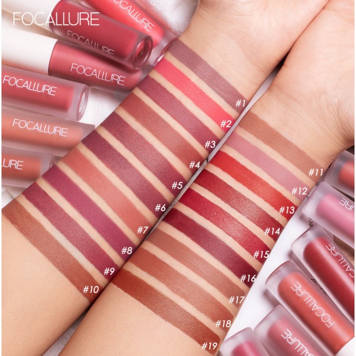 FOCALLURE Liquid STAYMAX Lipstick Waterproof Long Lasting Lip Make Up