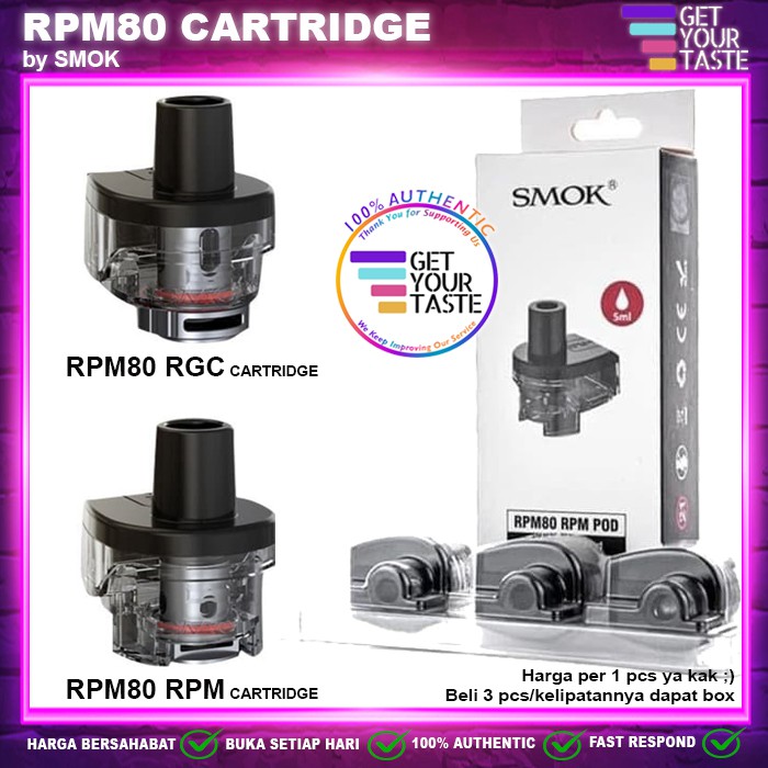 Cartridge RPM80 Pod RGC RPM Authentic by Smok - Catridge RPM 80