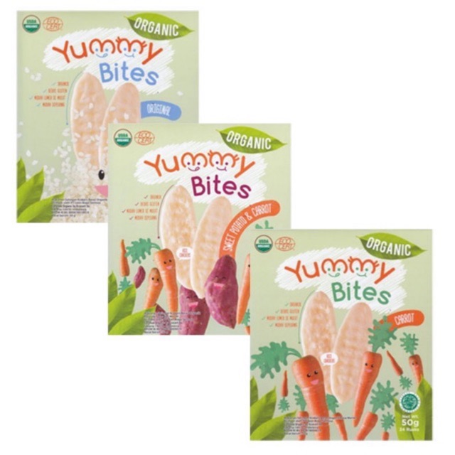 YUMMY BITES ORGANIC 50gr / YummyBites Organic 50gr