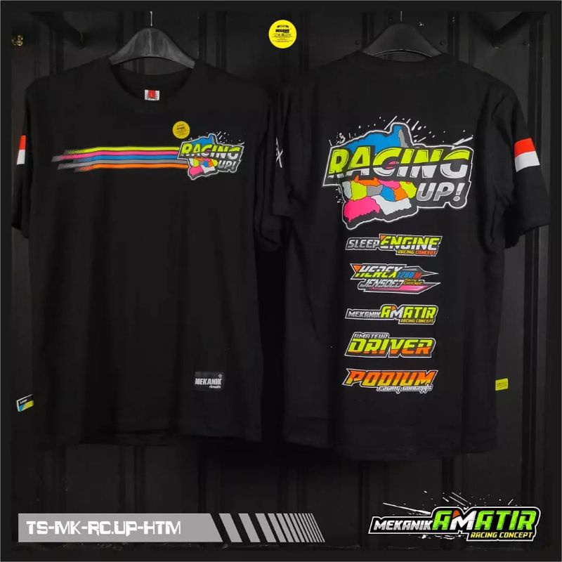 TERMURAH KAOS RACING UP FULL SPONSOR ORIGINAL DISTRO MEKANIK AMATIR/KAOS PRIA/KAOS BALAP/KAOS FULL S