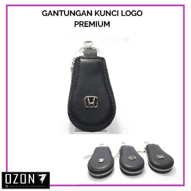 Gantungan kunci mobil motor logo honda OVAL premium