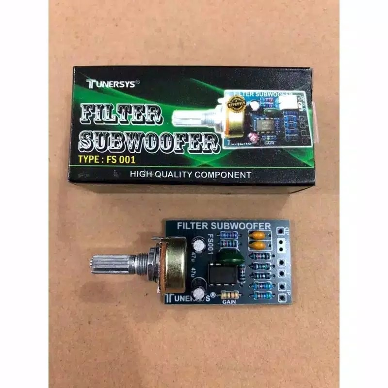 Kit Filter Subwoofer 1 potensio Tunersys