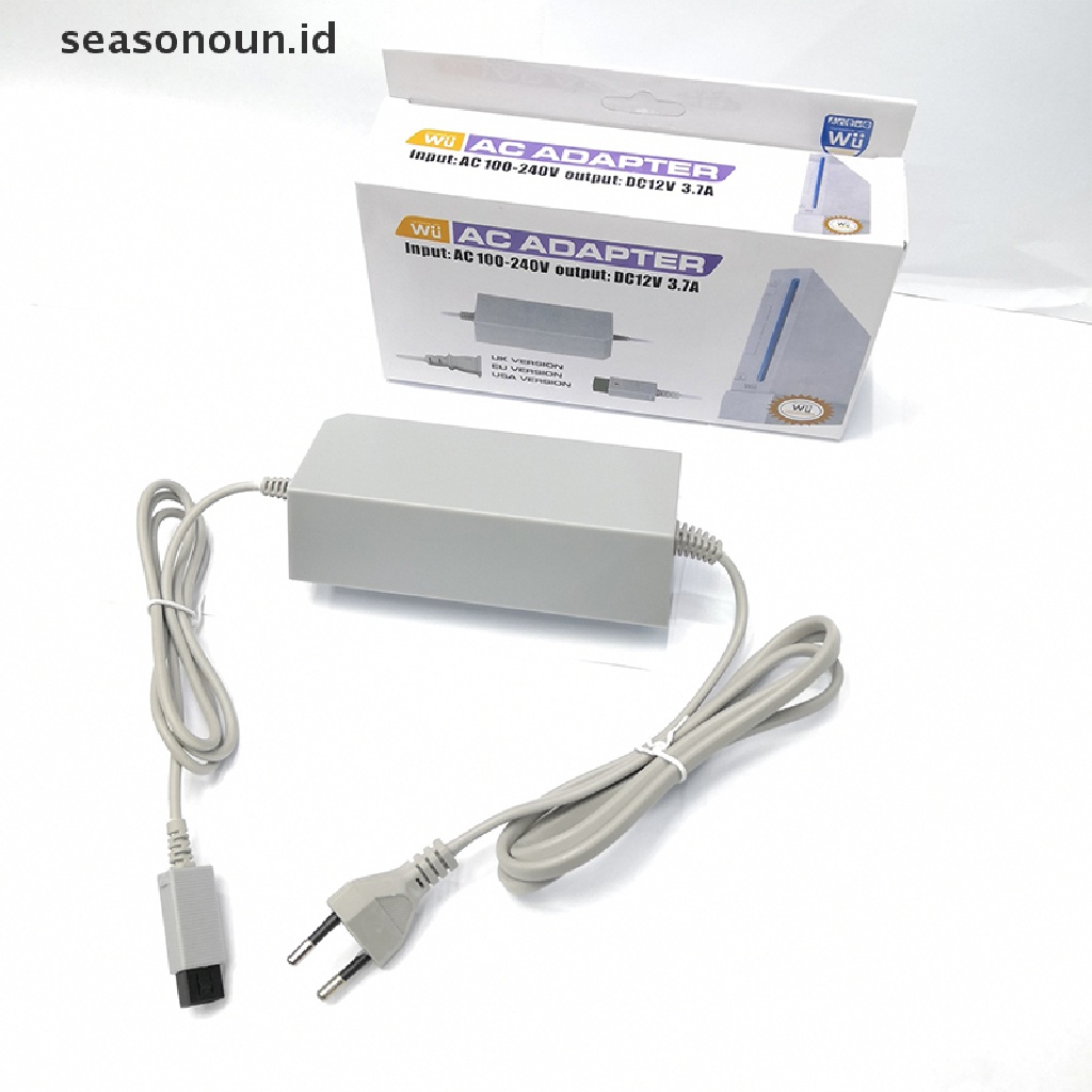 (seasonoun) Kabel Power Adapter AC Ke DC Untuk Nintendo Wii