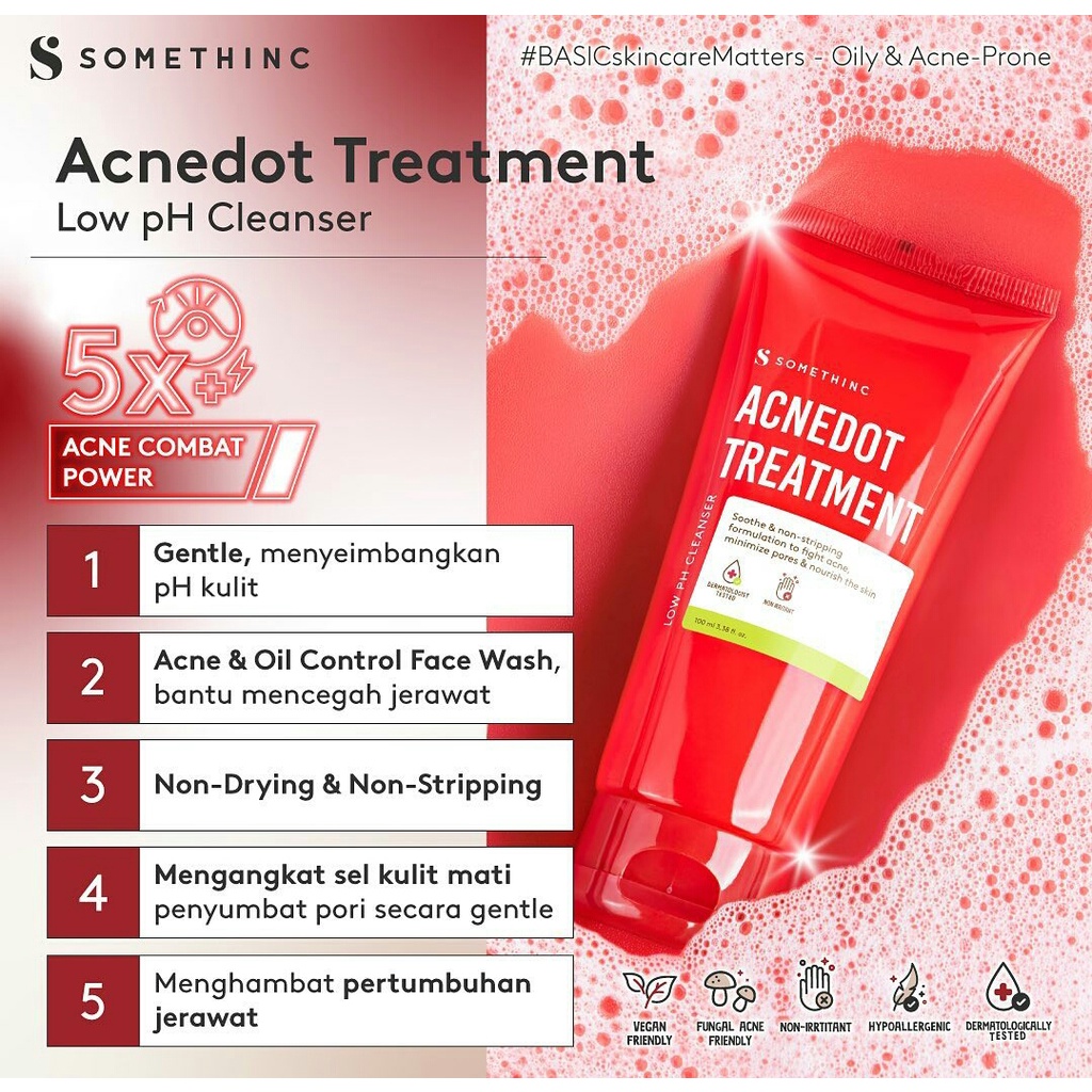 SOMETHINC ACNEDOT Treatment Low pH Cleanser 100ml