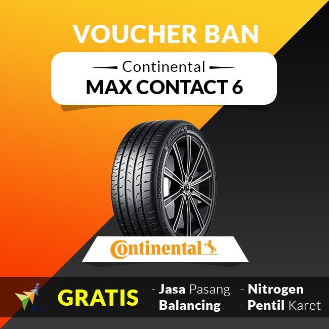 Voucher Ban Mobil Continental Max Contact 6 225 45 R17 Shopee Indonesia