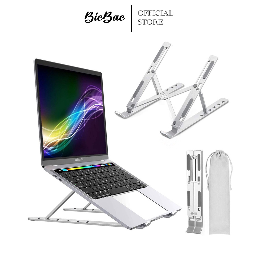 BICBAC Laptop Stand Holder Dudukan Laptop Alumunium Foldable