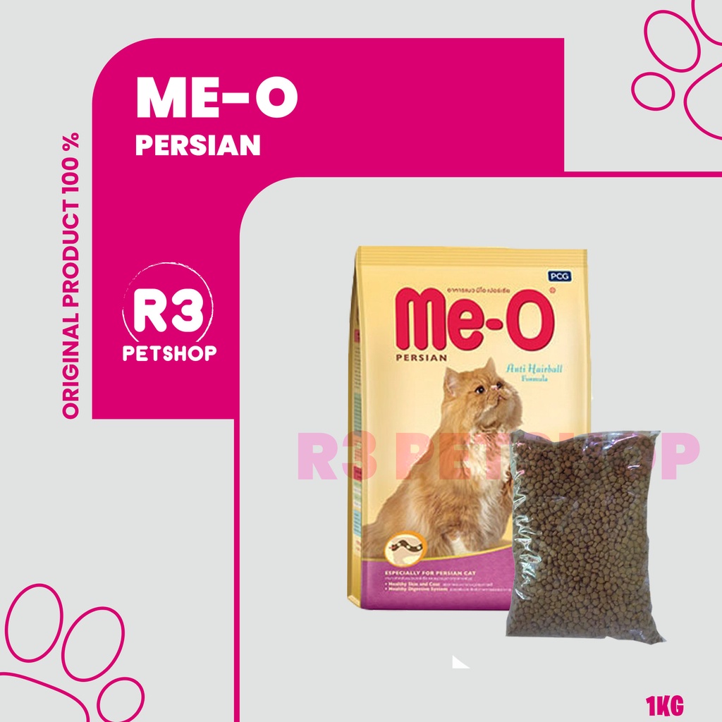 Makanan Kucing kering premium murah MEO 1kg ALL VARIAN