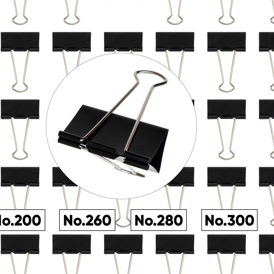 

Miliki Binder Clip Klip Penjepit Kertas Joyko Black 200 ~ 300