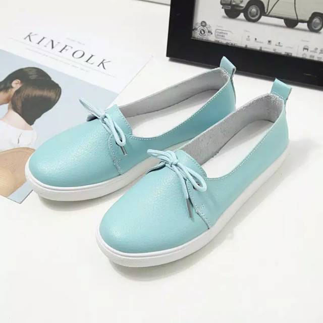 Sepatu Slipon Wanita AC tali S04