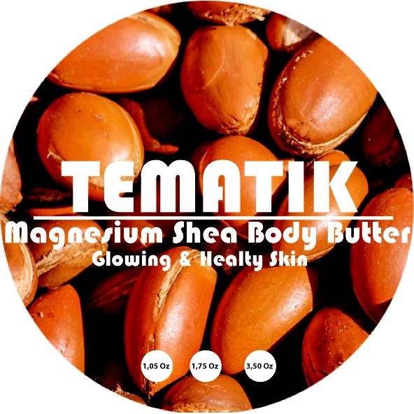 Shea Butter / Magnesium Shea Body Butter Natural 30gr