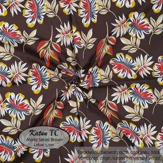 KAIN KATUN TC ALENIA BROWN (HARGA PER 0,5 METER) | Shopee Indonesia