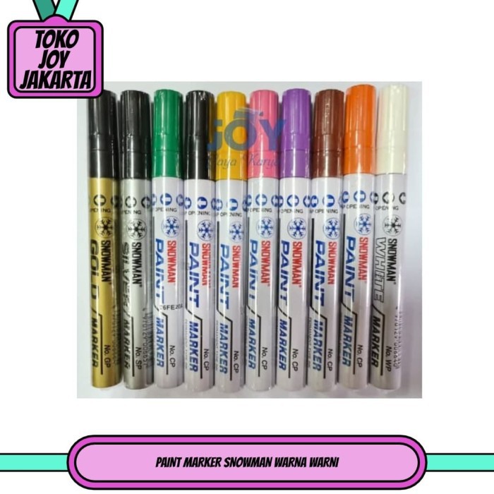 

PAINT MARKER SNOWMAN WARNA WARNI