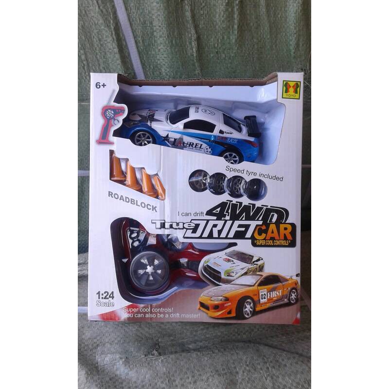yoyo rc drift 1:24 4wd true drift car