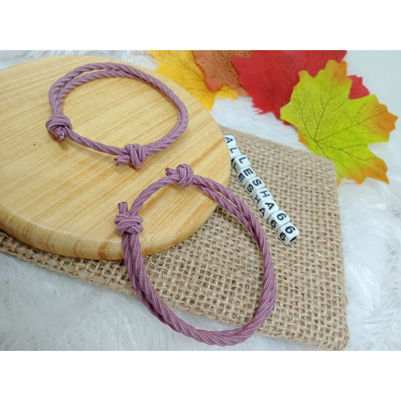 GELANG TALI  ULIR PURPLE