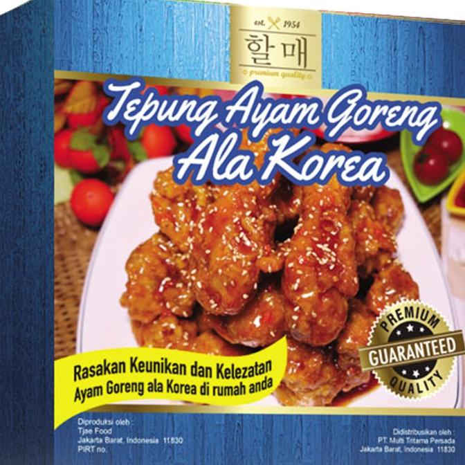 

[[COD]] Tepung Premiks Ayam Goreng Ala Korea TERBARU Kode 845