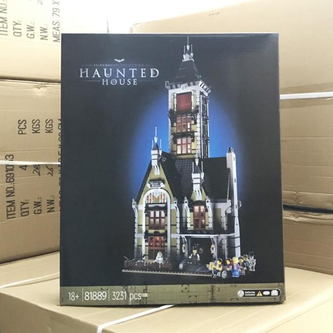 81889 Haunted House Mansion Brick Lepin Creator Compatible 10273