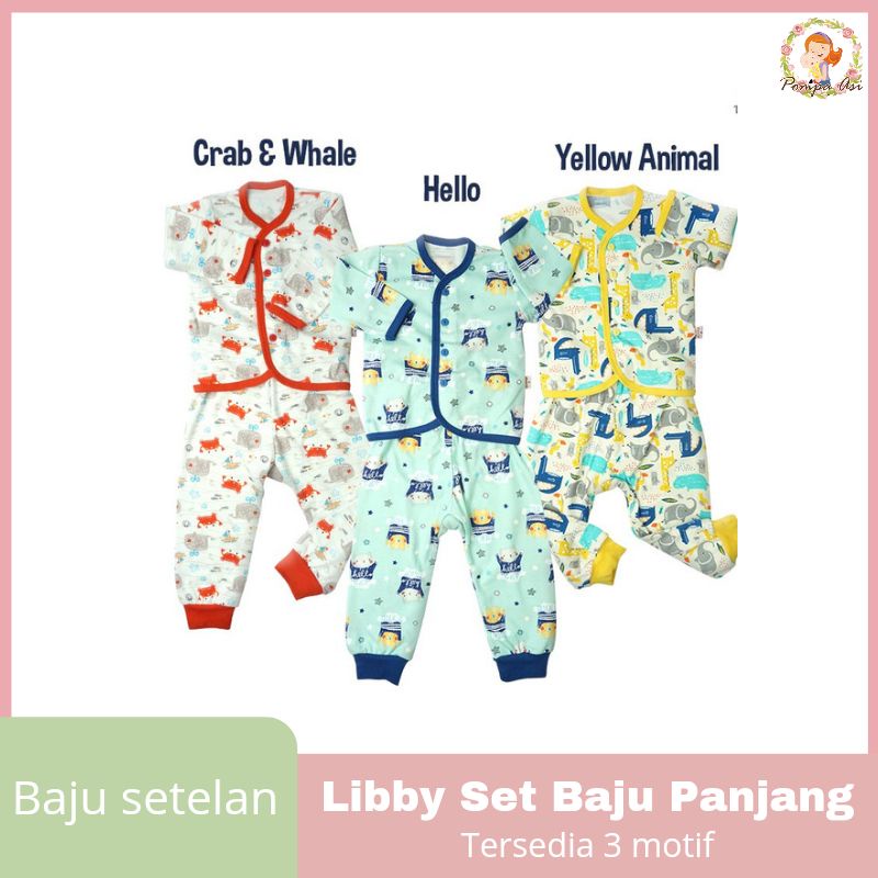 Libby Set Baju Panjang Celana Panjang Setelan Tidur Harian Bayi Dan Anak By Mallpompaasi