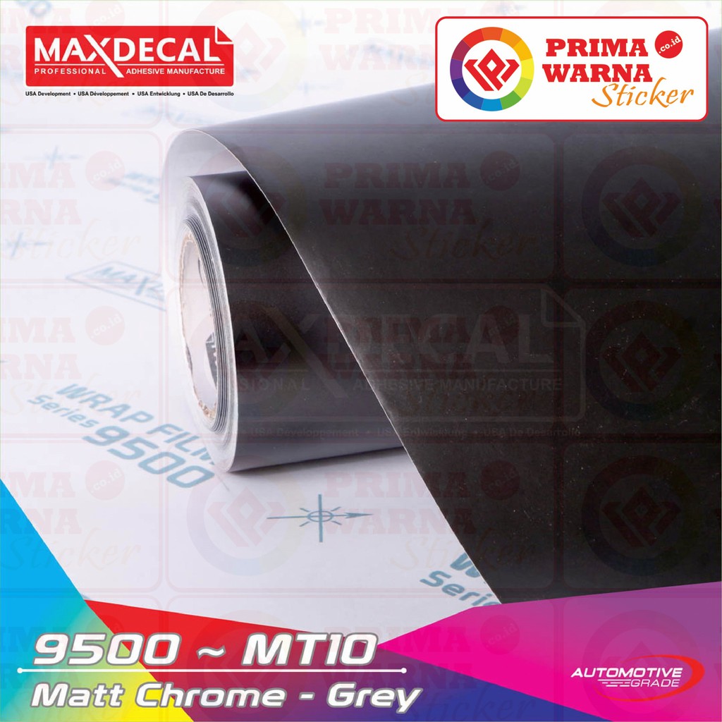 [METERAN] MAXDECAL 9500 MT10 GREY 152cm MATTE CHROME METALIK