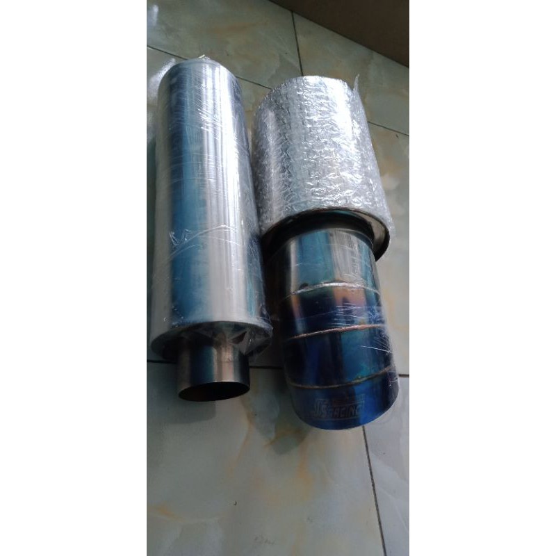 kenalpot mobil JS racing dan resonator