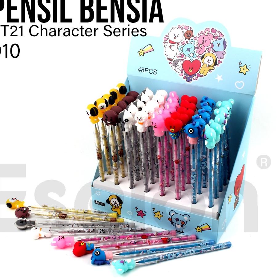 

Terlaris WFPQI 1pc Pensil Bensia Fancy Karakter / Pensil sambung susun 90 Seller