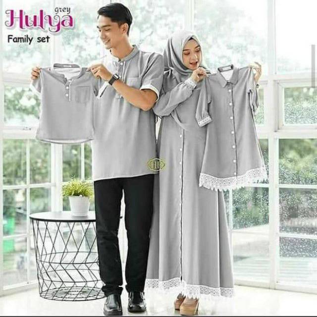 BAJU MUSLIM Sarimbit Keluarga Seragam OrangTua COUPLE KELUARGA Baju Koko Ayah Gamis Ibu Koko Anak Ga