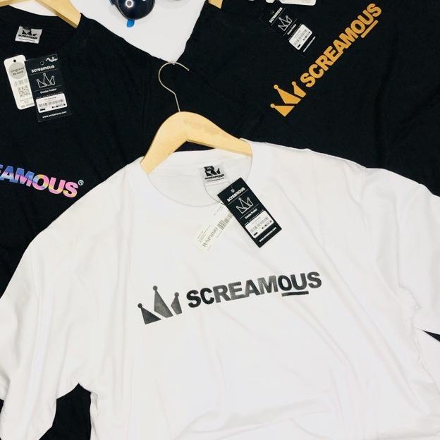 ❉ KAOS SCREAMOUS DISTRO / KAOS PRIA SCREAMOUS / SCREAMOUS PUTIH TSHIRT SCREAMOUS ➤