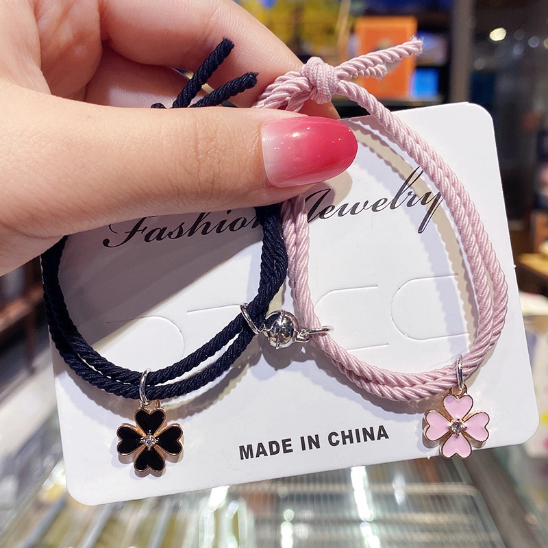 1 Pasang Gelang Couple Magnet Gelang Pasangan Gelang Kekasih Gelang Pacar-3