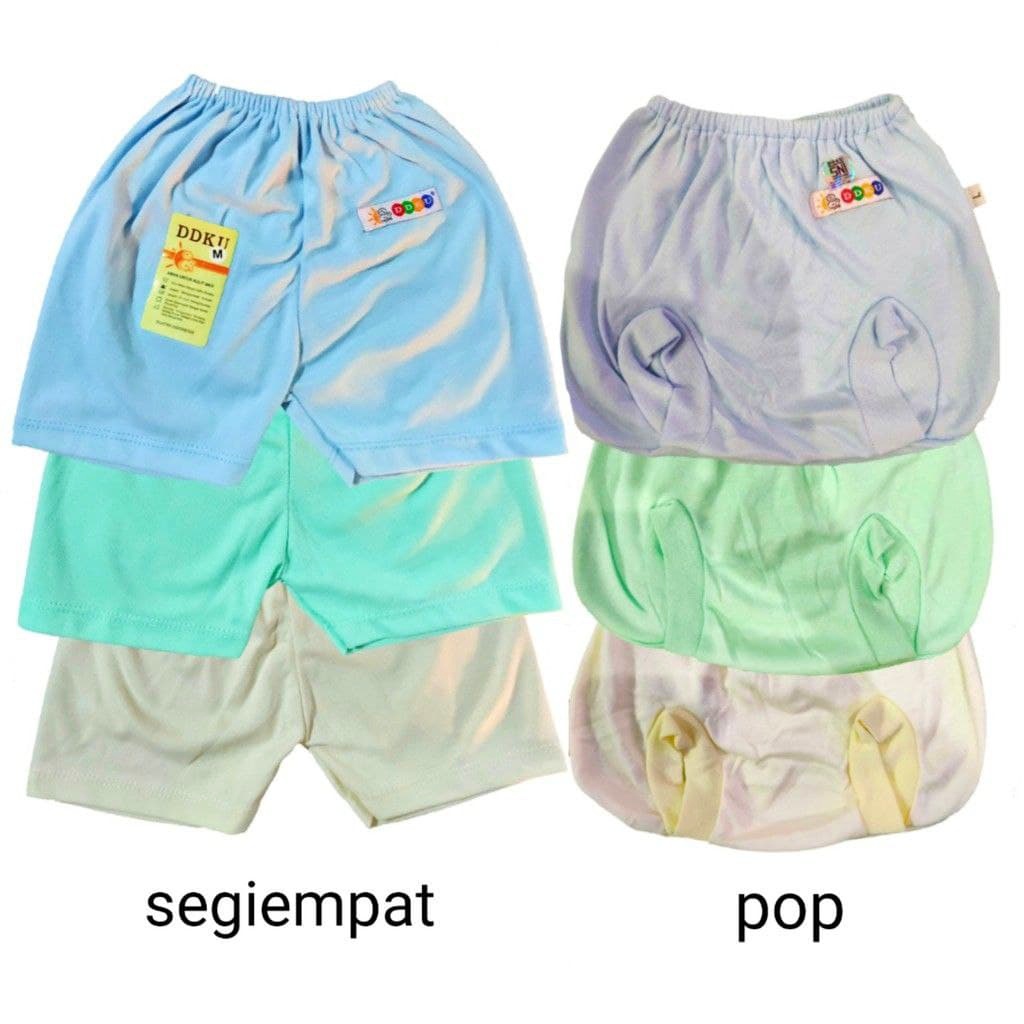 Celana Pendek Bayi DDKU (Segiempat / Pop)
