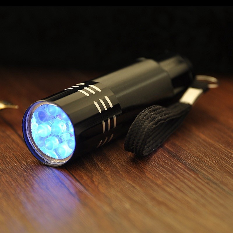 1pc Lampu Senter LED UV Ultra Violet Portable Untuk camping