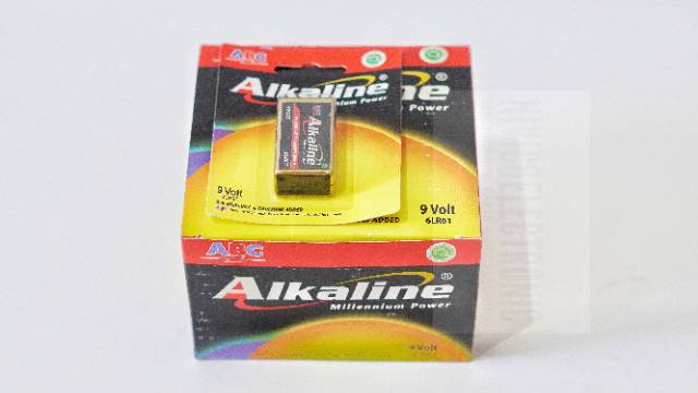 Baterai ABC alkaline kotak 9v
