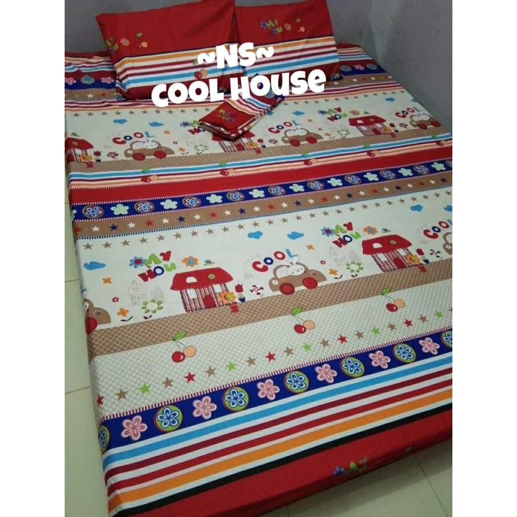 9 Sprei  homemade  Bahan katun mikro Halus adem tidak luntur 