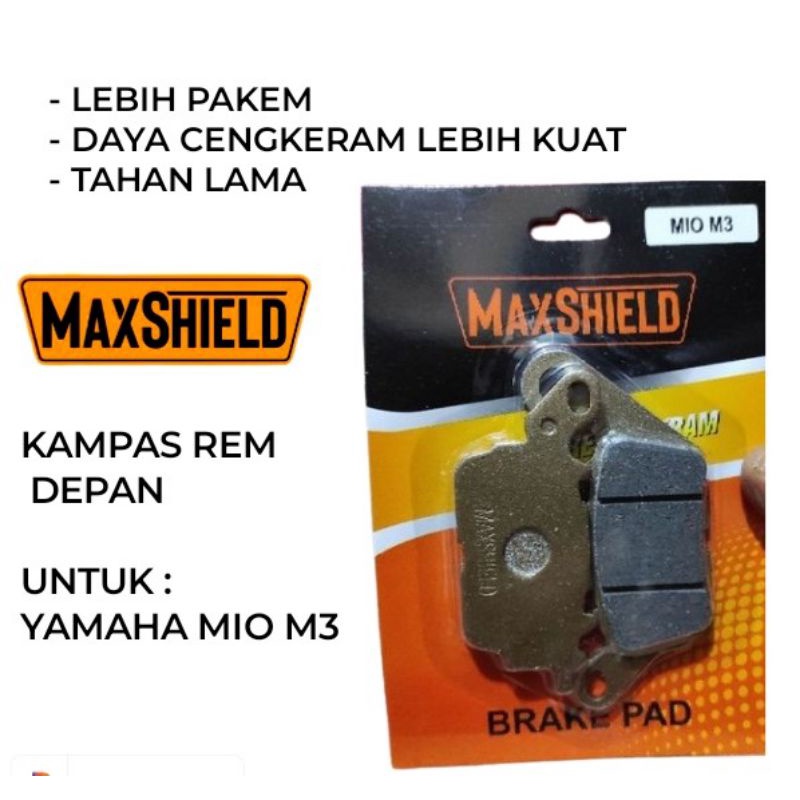 KAMPAS REM DEPAN MAXSHIELD UNTUK YAMAHA MIO M3, LEBIH PAKEM DAN TAHAN LAMA