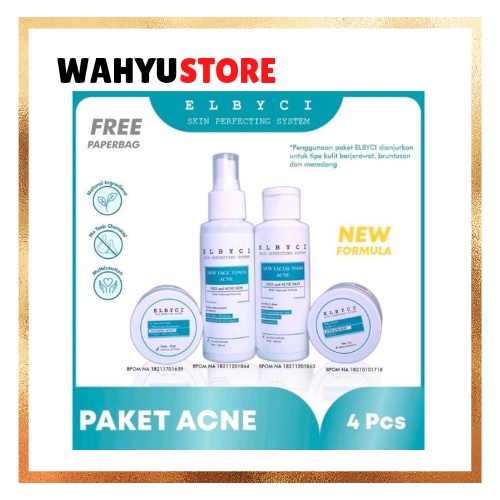 [PROMO] Elbyci paket acne new pack BPOM kulit berjerawat elbicy LBC original