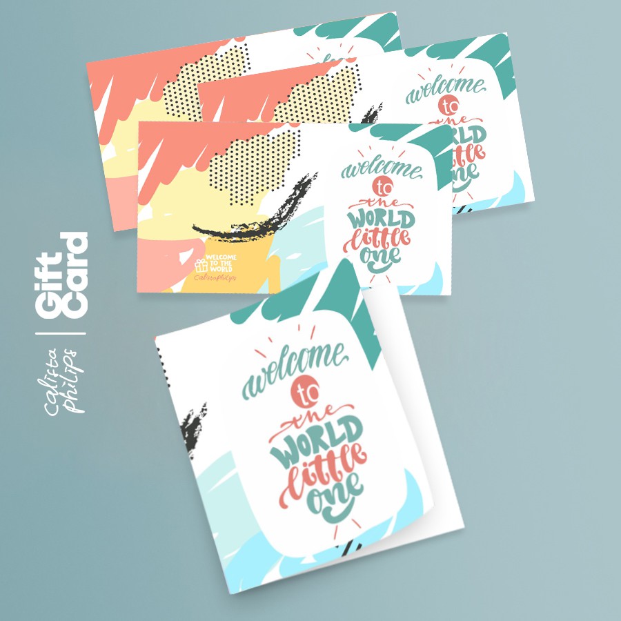 Gift Card Welcome To The World Little One GC005