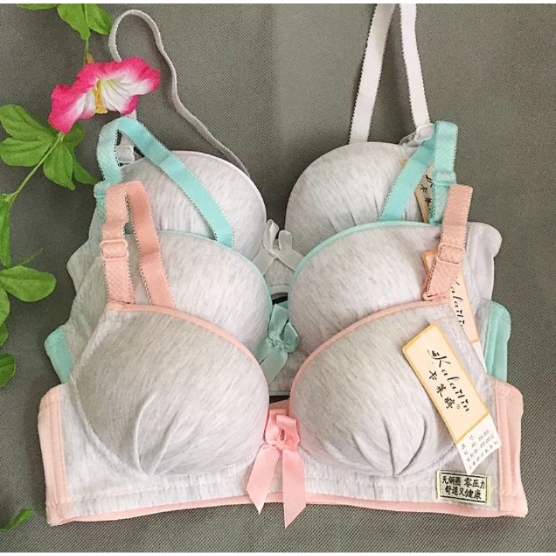 COD | OBRAL BRA BH (FLEX SEDIKIT) WAINITA TANPA KAWAT, BRA IMPORT BUSA TIPIS, BRA TERLARIS, SIZE 32-