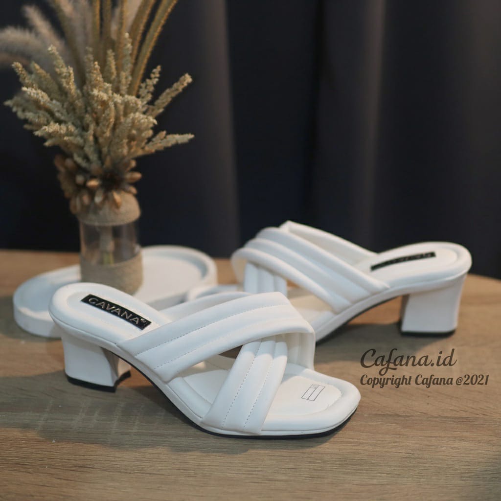 Heels Hak Tahu Premium Kaca Bisa COD 5 Cm Polos Suide Import/Sandal Wanita Hak Tahu Terbaru 2022