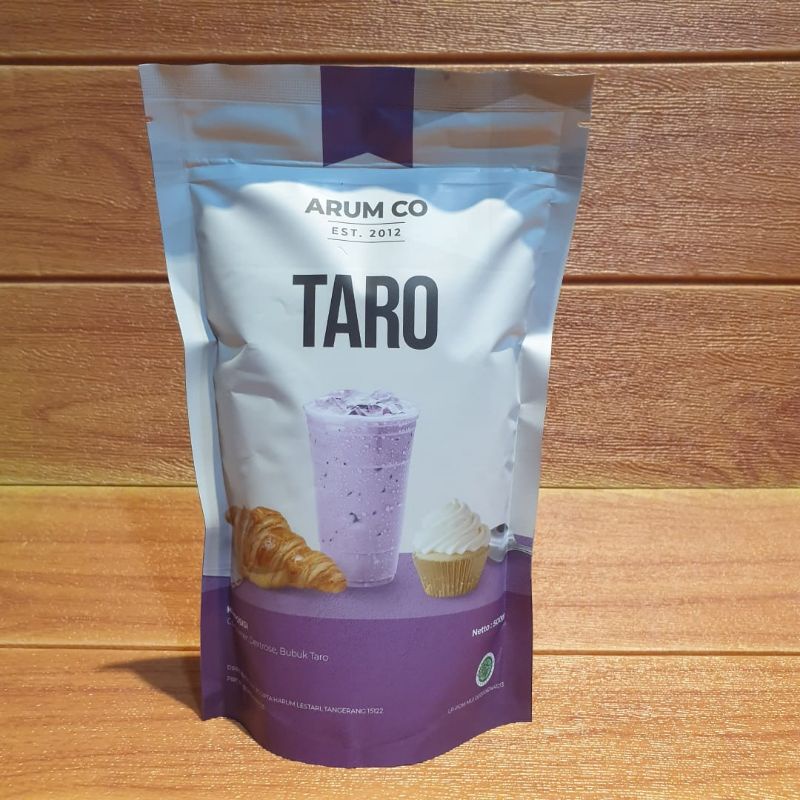 Arum Co Taro 500gr / Minuman Bubuk Taro / Instant Drink Murah