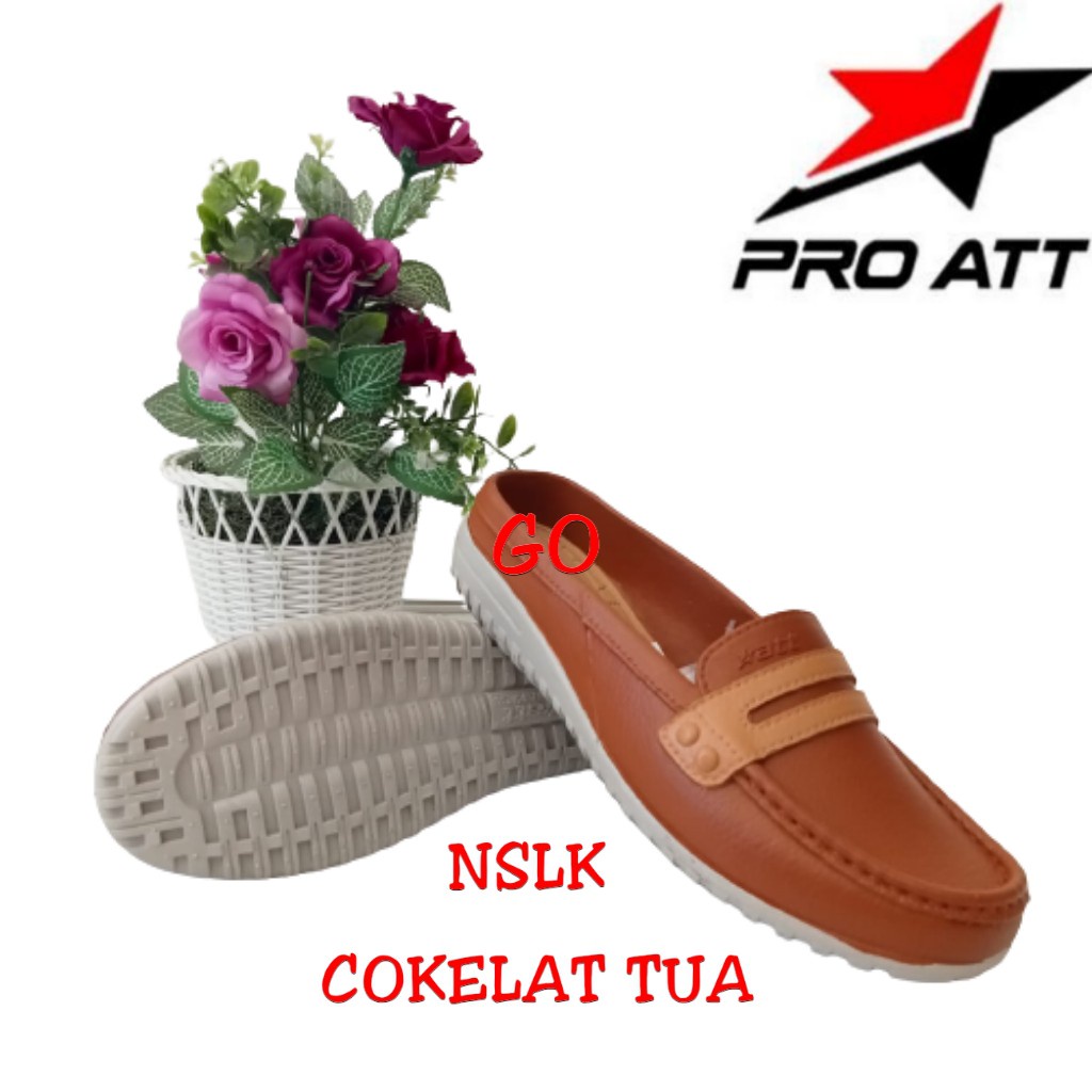 gos ATT NSLK &amp; SLKN Sepatu Sandal Karet Slip On Sepatu Cewek Anti Air Empuk Tidak Lecet Ringan