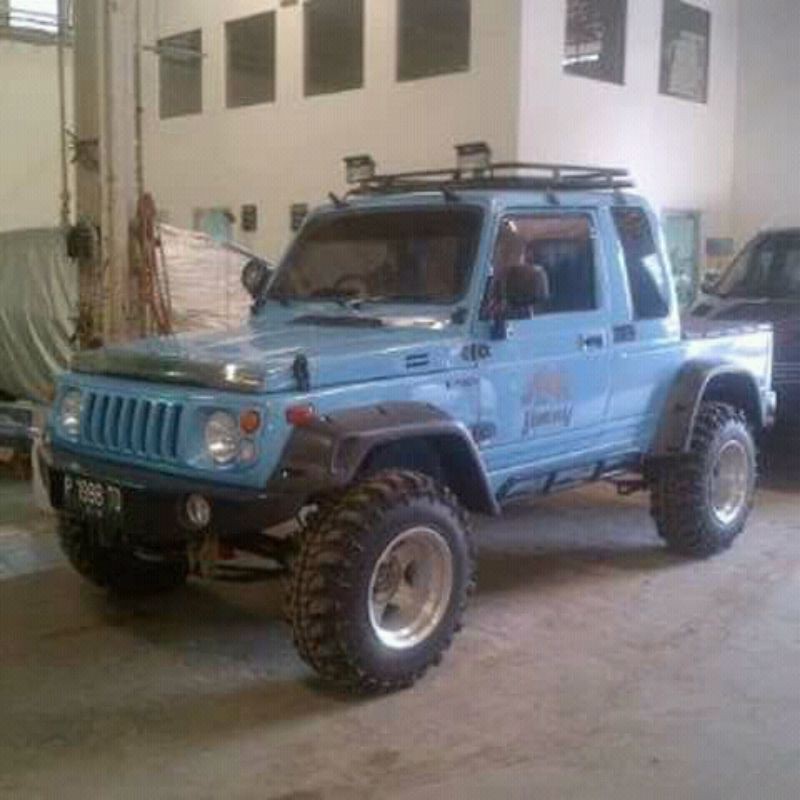 over fender jimny katana model cj7 lebar 15 cm