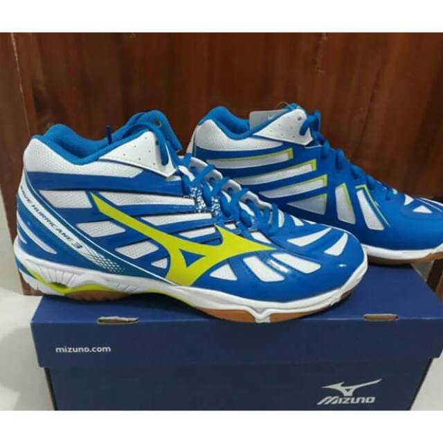 mizuno wave hurricane 3 uomo giallo