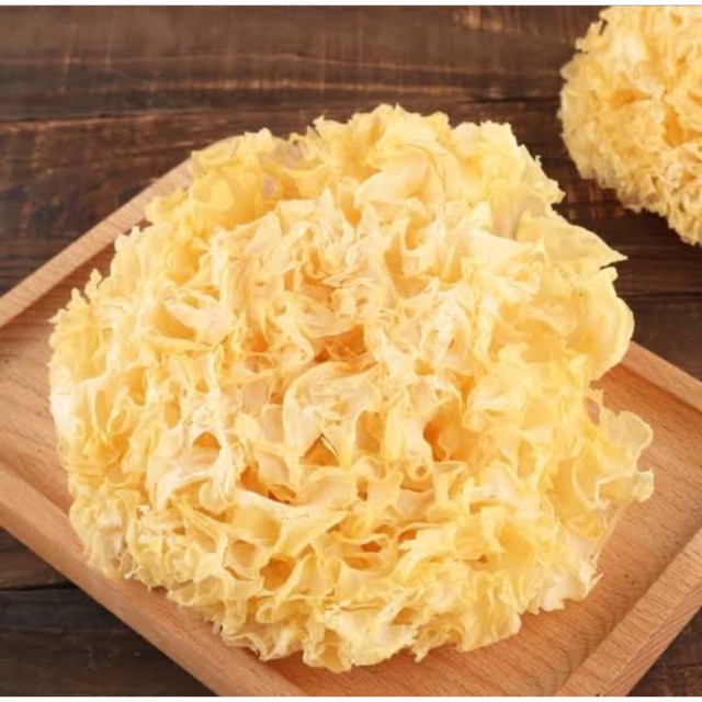 

250 gr Jamur Es / Bokni kualitas bagus warna cendrung kuning
