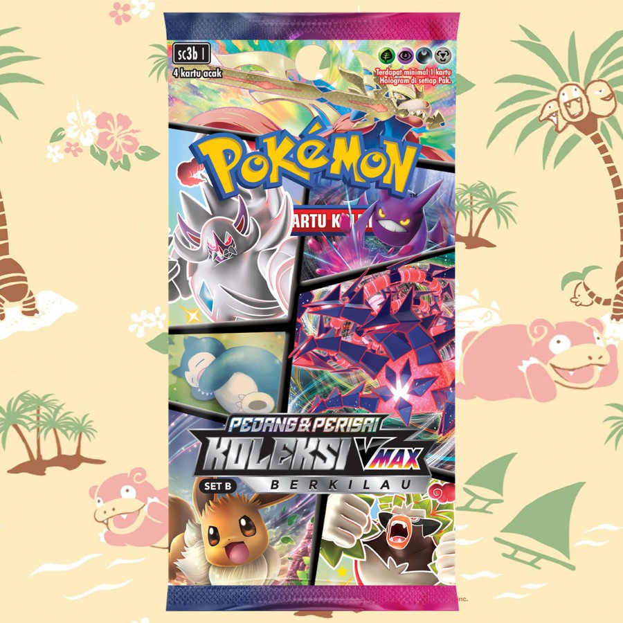 Set 7B Booster Box Pokemon TCG Indonesia Pedang & Perisai