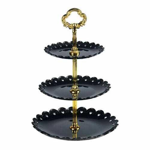 KITSTORM Rak Makan Kue Buah Cake Plate Stand Display - CF431