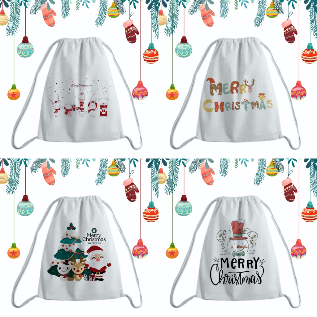 Tote Bag &amp; String Bag Edisi Natal