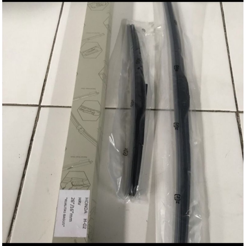 Original produk wiper set depan Honda HRV 26"/16"