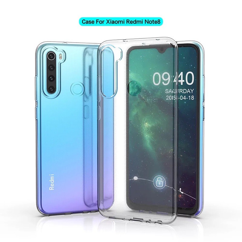 CASING COVER SARUNG XIAOMI REDMI NOTE 5A 5 6 7 8 9 9S PRO MAX Transparan Bening Soft Case TPU