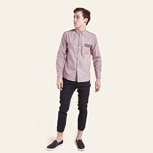 Dijual Kemeja L/S Pink by RAF (07901329) Berkualitas