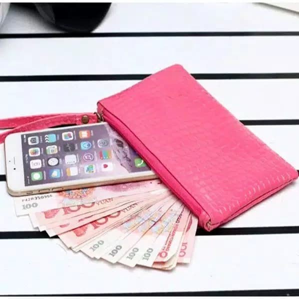 Dompet HP Motif Kulit Buaya / Dompet Wanita / Fashion / Dompet HP