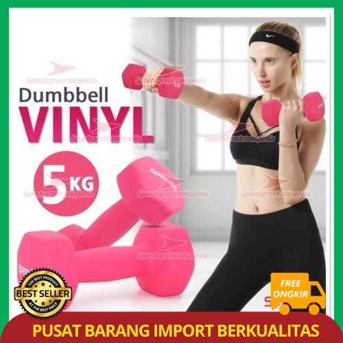 New Dumbel Barbel lady SPEEDS (5 kg/1 Pcs) Lx 012-13